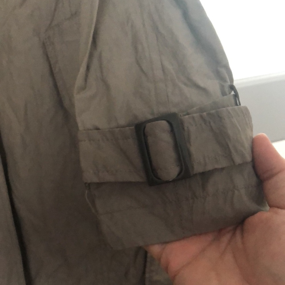 Esprit collection, Us8, crash-look Trenchcoat& belt& shoulder straps, well made - Picture 7 of 10